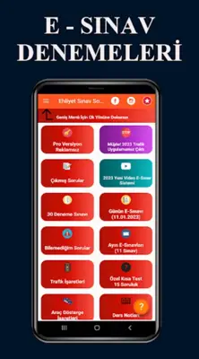 Ehliyet Sınav Soruları 2024 android App screenshot 6